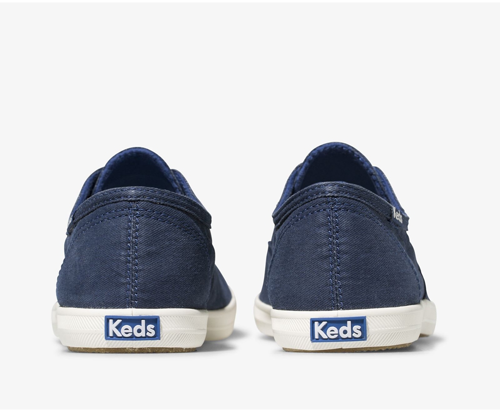 Slip Ons Keds Femme Bleu - Chillax Seasonal Washable - 850-TDMNEP